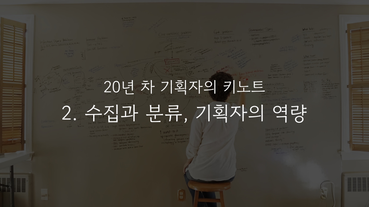 아이데이션의 본질: 수집과 분류를 통한 문제 해결 능력 강화